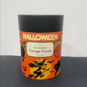 Cavallini & Co. Halloween Vintage 500 Piece Jigsaw Puzzle.